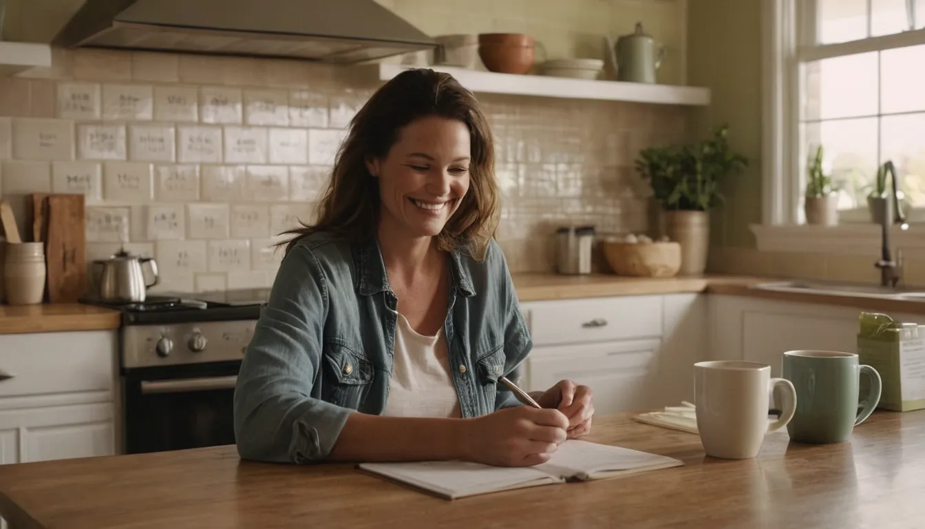 A homeowner reviewing a written remodeling quote at a kitchen table in the Birmingham area